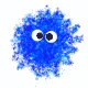 fuzzy blue