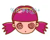 knock out violet hair girl