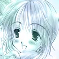 blue anime girl