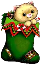 Cute stocking w/kitty