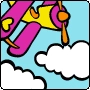 cute kawaii plane