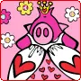 cute kawaii pig king