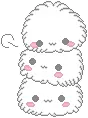 cute kawaii fluffy balls