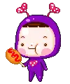 cute kawaii violet greedy