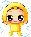 cute kawaii chick girl