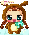 cute kawaii teddy bear girl