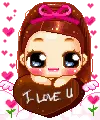 cute kawaii red haired girl