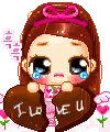 cute kawaii red haired girl