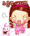 cute kawaii red haired girl