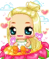 cute kawaii blonde girl