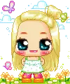cute kawaii blonde girl