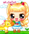 cute kawaii blonde girl