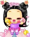 cute kawaii brunette girl