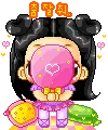 cute kawaii brunette girl