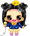 cute kawaii brunette girl