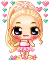 cute kawaii blonde ballerine girl