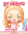 cute kawaii blonde ballerine girl