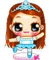 cute kawaii ballerine girl