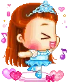 cute kawaii ballerine girl