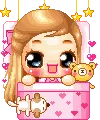 cute kawaii blonde girl
