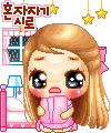 cute kawaii blonde girl