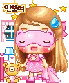 cute kawaii blonde girl