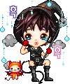 cute kawaii sayclub halloween witch girl