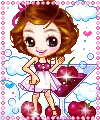cute kawaii cocktail girl 