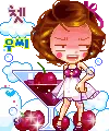 cute kawaii cocktail girl 