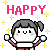 cute kawaii happy girl