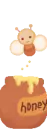 cute kawaii honey bee