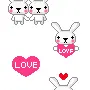 cute kawaii bunny