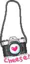 cute kawaii cheese camera