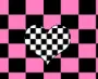 checkered heart