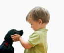 boy and dog