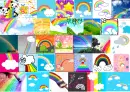 Rainbow colage