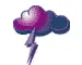 puple lightining
