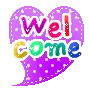cute kawaii welcome heart