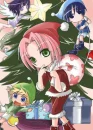 christmas sakura,hinata,sasuke,naruto