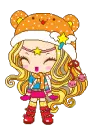 cute kawaii blonde girl