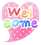 cute kawaii welcome heart