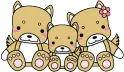 cute kawaii teddy bears