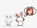 cute kawaii ai otsuka & bunnies