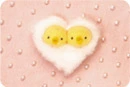 cute kawaii little chicks