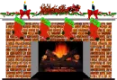 christmas fireplace