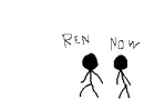 Ren and now fight