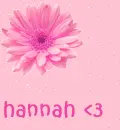 hannah,flower