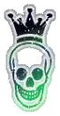 SKULL WITH CROWN