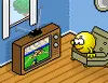 smiley and the tv