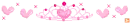 cute kawaii heart divider